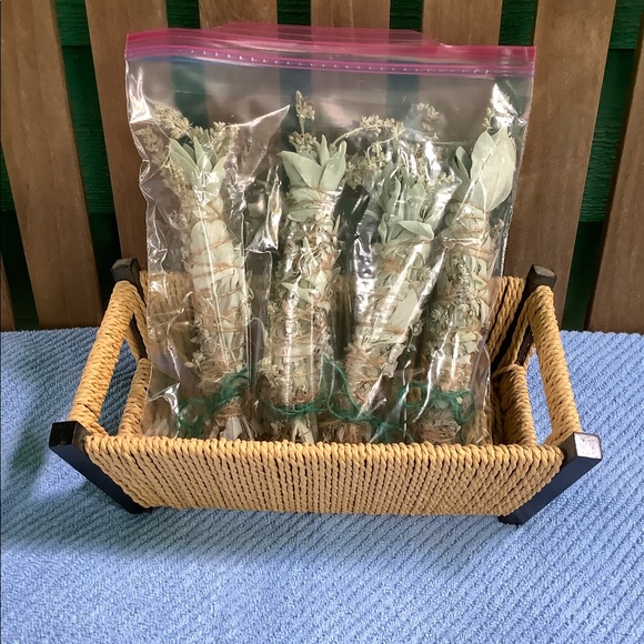 White Sage 8” 1 Stick Organic Smudge Stick - Picture 5 of 15